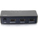 Legrand - C2G 2 Port HDMI Splitter, 4K UHD Signal Splitter, Black HDMI Splitter with Input to Output Splitter, 1 Count, C2G 41057