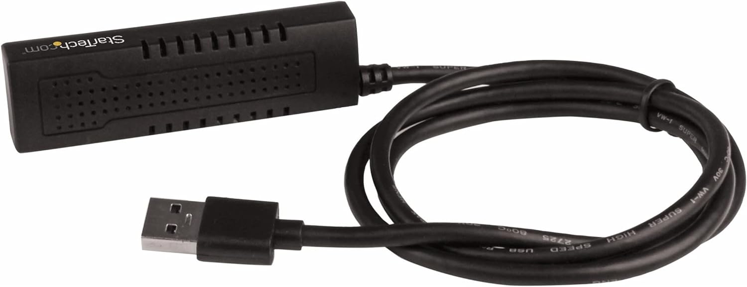 StarTech.com USB to SATA Adapter Cable - 2.5in and 3.5in Drives - USB 3.1 - 10Gbps - External Hard Drive Cable - Hard Drive Adapter Cable (USB312SAT3
