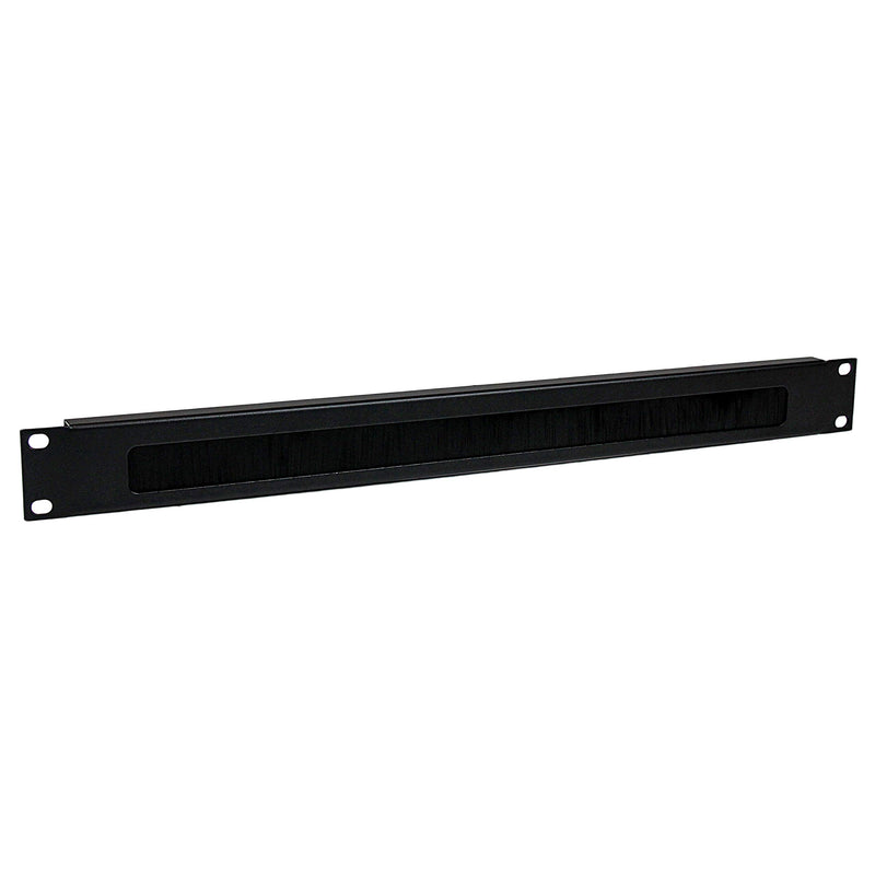 StarTech.com 1U High-density Brush Strip Cable Management Panel - Sturdy Steel Horizontal Data Centre Cable Management Panel (CMBRUSH1U