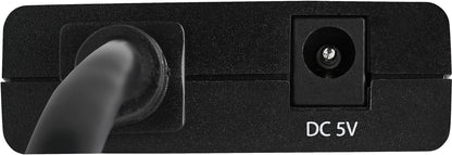 StarTech.com 4K HDMI Splitter 1 In 2 Out - 4K 30Hz HDMI 1.4 2 Port Video Splitter Box -with high speed HDMI cable, USB power cable - Black (ST122HD4KU