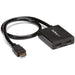 StarTech.com 4K HDMI Splitter 1 In 2 Out - 4K 30Hz HDMI 1.4 2 Port Video Splitter Box -with high speed HDMI cable, USB power cable - Black (ST122HD4KU