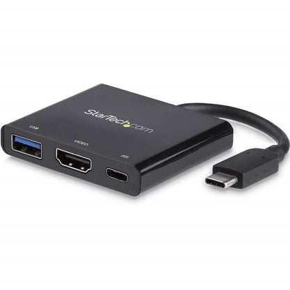 StarTech.com USB-C to HDMI Adapter - 4K 30Hz - Thunderbolt 3 Compatible - with Power Delivery (USB PD) - USB C Adapter Converter (CDP2HDUACP
