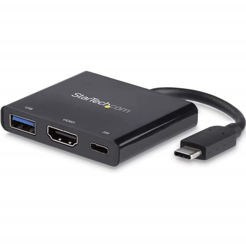 StarTech.com USB-C to HDMI Adapter - 4K 30Hz - Thunderbolt 3 Compatible - with Power Delivery (USB PD) - USB C Adapter Converter (CDP2HDUACP