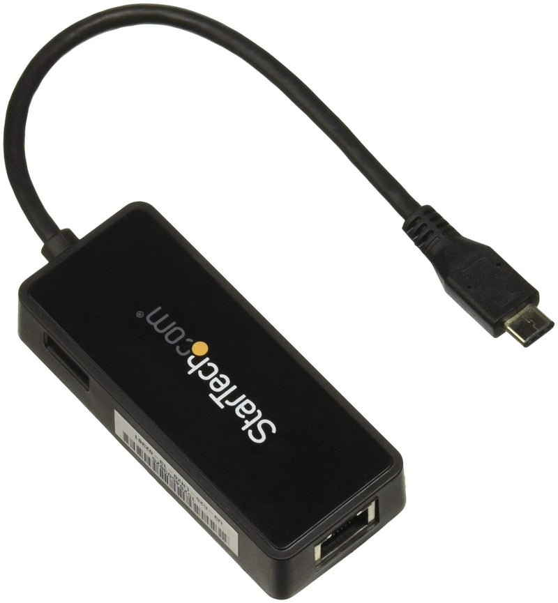 StarTech.com USB-C to Ethernet Gigabit Adapter - Thunderbolt 3 Compatible - USB Type C Network Adapter - USB C Ethernet Adapter (US1GC301AU