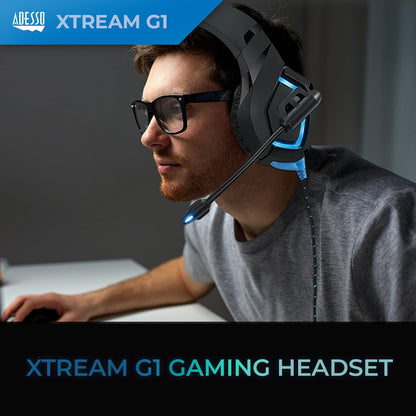Adesso Xstream G1 Stereo Gaming Headset with Microphone