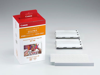 Canon RP-108IP Colour High Capacity Ink/Paper Set Assorted