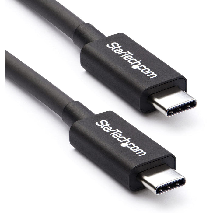 StarTech.com 2m (6.6ft) Passive Thunderbolt 3 Cable, 20Gbps, 100W PD, 4K Video, Thunderbolt Cable, Compatible with USB4/DP Alt Mode, Thunderbolt 4, USB 3.2/Type-C (TBLT3MM2M