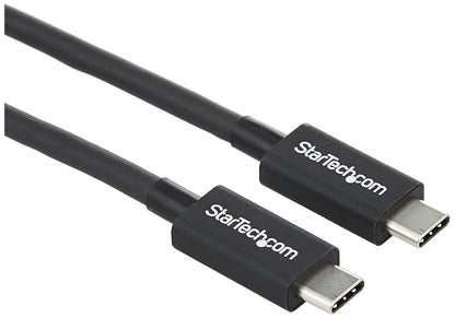 StarTech.com 2m (6.6ft) Passive Thunderbolt 3 Cable, 20Gbps, 100W PD, 4K Video, Thunderbolt Cable, Compatible with USB4/DP Alt Mode, Thunderbolt 4, USB 3.2/Type-C (TBLT3MM2M
