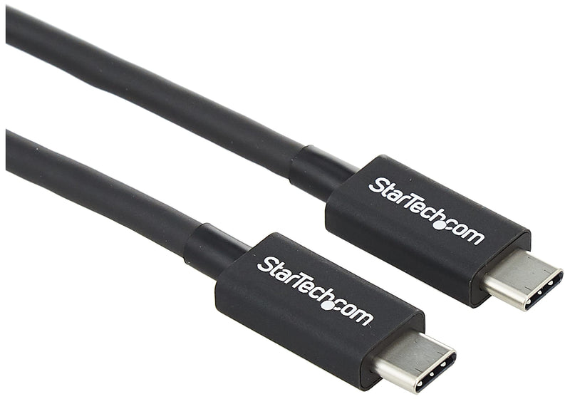 StarTech.com 2m (6.6ft) Passive Thunderbolt 3 Cable, 20Gbps, 100W PD, 4K Video, Thunderbolt Cable, Compatible with USB4/DP Alt Mode, Thunderbolt 4, USB 3.2/Type-C (TBLT3MM2M