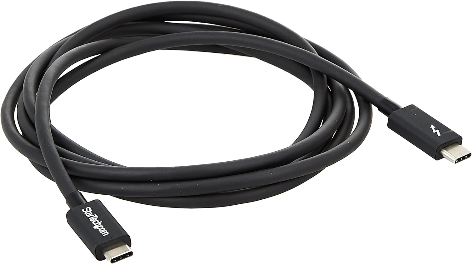 StarTech.com 2m (6.6ft) Passive Thunderbolt 3 Cable, 20Gbps, 100W PD, 4K Video, Thunderbolt Cable, Compatible with USB4/DP Alt Mode, Thunderbolt 4, USB 3.2/Type-C (TBLT3MM2M