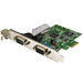 StarTech.com 2-Port PCI Express Serial Card with 16C1050 UART - RS232 Low Profile Serial Card - PCI Serial Card (PEX2S1050) ,Black 2 Port (SysBase) PCI Express