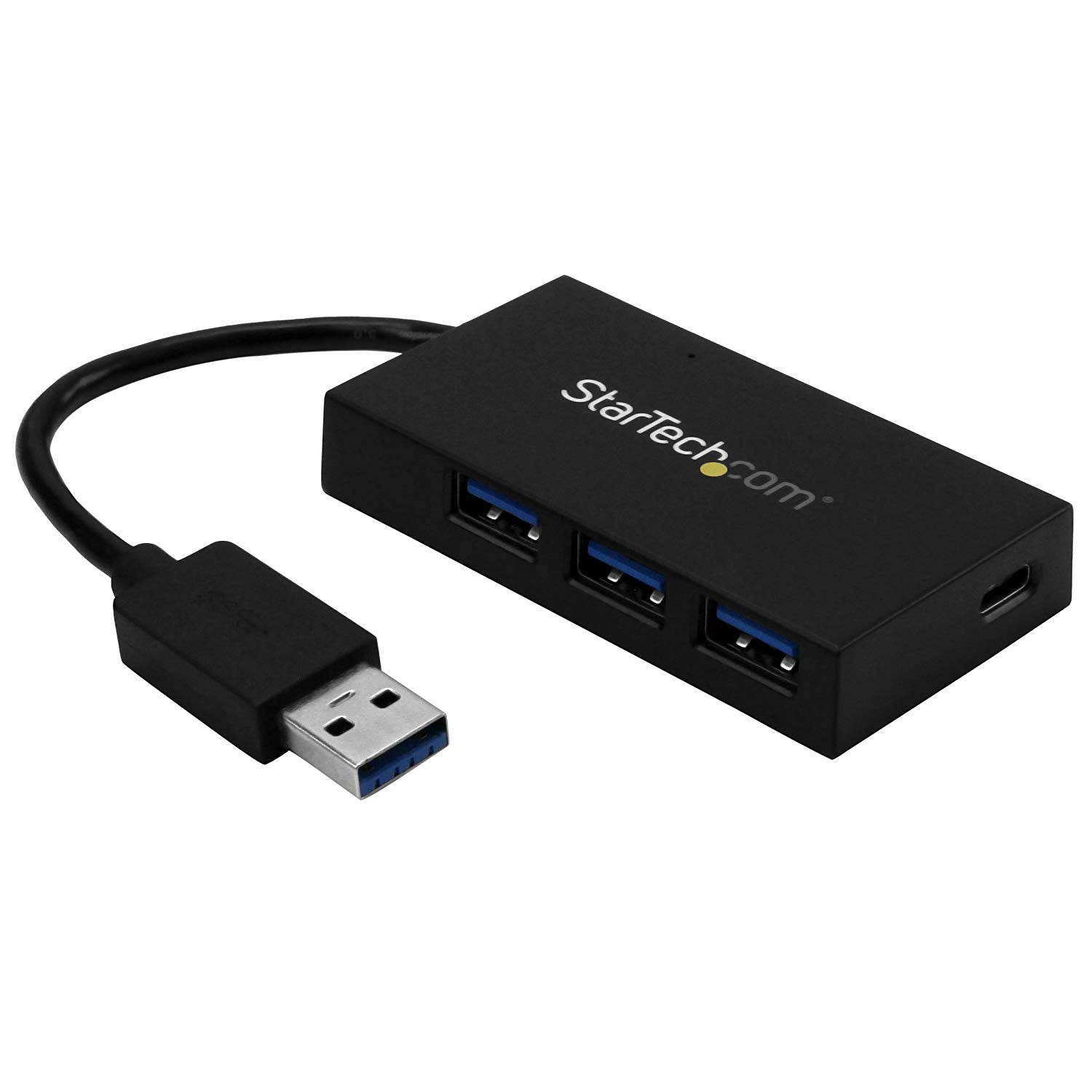 StarTech.com 4 Port USB 3.0 Hub - USB Type-A Hub with 1x USB-C & 3x USB-A Ports (SuperSpeed 5Gbps) - USB Bus Powered - USB 3.1 Gen 1 Adapter Hub - Portable/Laptop USB Hub (HB30A3A1CFB