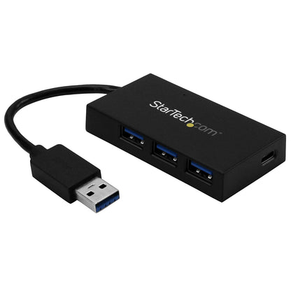 StarTech.com 4 Port USB 3.0 Hub - USB Type-A Hub with 1x USB-C & 3x USB-A Ports (SuperSpeed 5Gbps) - USB Bus Powered - USB 3.1 Gen 1 Adapter Hub - Portable/Laptop USB Hub (HB30A3A1CFB