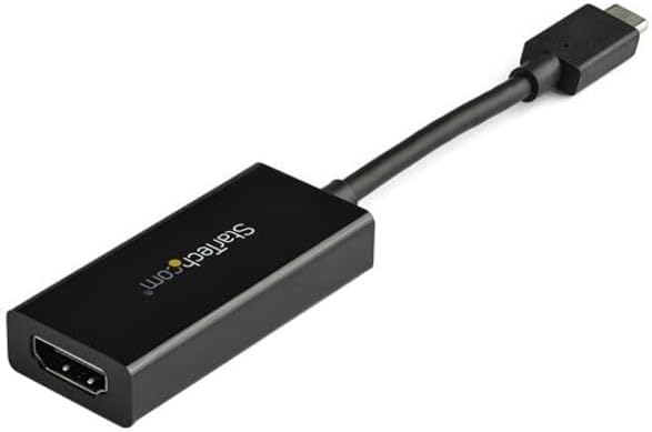 StarTech.com USB C to HDMI Adapter - 4K 60Hz Video, HDR10 - USB-C to HDMI 2.0b Adapter Dongle - USB Type-C DP Alt Mode to HDMI Monitor/Display/TV - USB C to HDMI Converter (CDP2HD4K60H