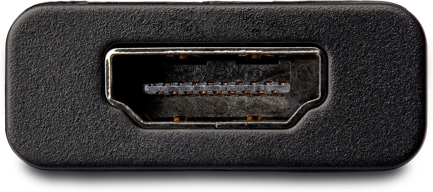 StarTech.com DisplayPort to HDMI Adapter - 4K 60Hz HDR10 Active DisplayPort 1.4 to HDMI 2.0b Video Converter - 4K DP to HDMI Adapter Dongle for Monitor/Display/TV - Latching DP Connector (DP2HD4K60H