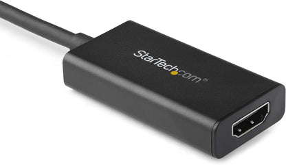 StarTech.com DisplayPort to HDMI Adapter - 4K 60Hz HDR10 Active DisplayPort 1.4 to HDMI 2.0b Video Converter - 4K DP to HDMI Adapter Dongle for Monitor/Display/TV - Latching DP Connector (DP2HD4K60H