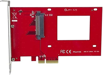 StarTech.com U.2 to PCIe Adapter 2.5 U.2 NVMe SSD