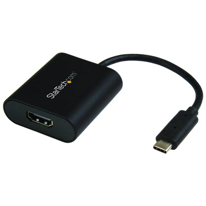 StarTech.com USB C to 4K HDMI Adapter - 4K 60Hz - Thunderbolt 3 Compatible - USB Type C to HDMI Video Display Adapter (CDP2HD4K60SA