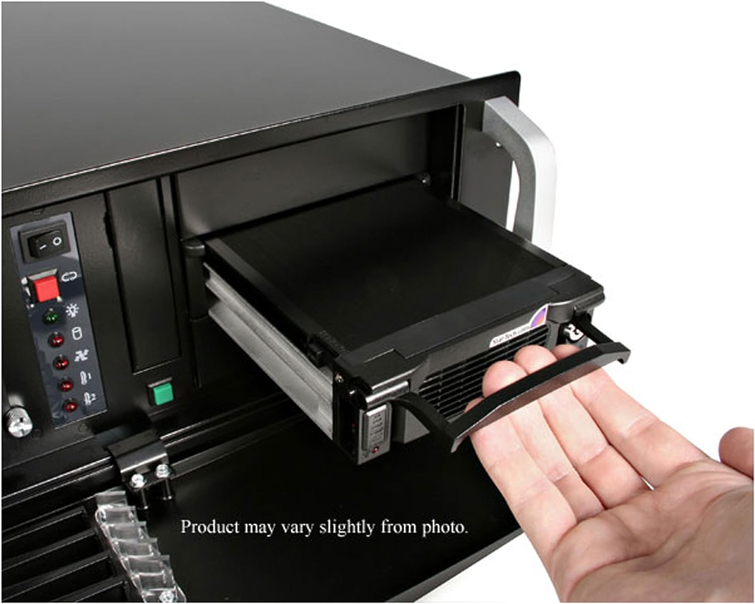 StarTech.com 5.25 in Rugged SATA Hard Drive Mobile Rack Drawer - Aluminum Removable Hard Drive Bay (DRW150SATBK