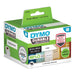 DYMO LW Durable Industrial Labels for LabelWriter Label Printers, White Poly, 25 x 89 mm, 2 Rolls of 350 (1933081)