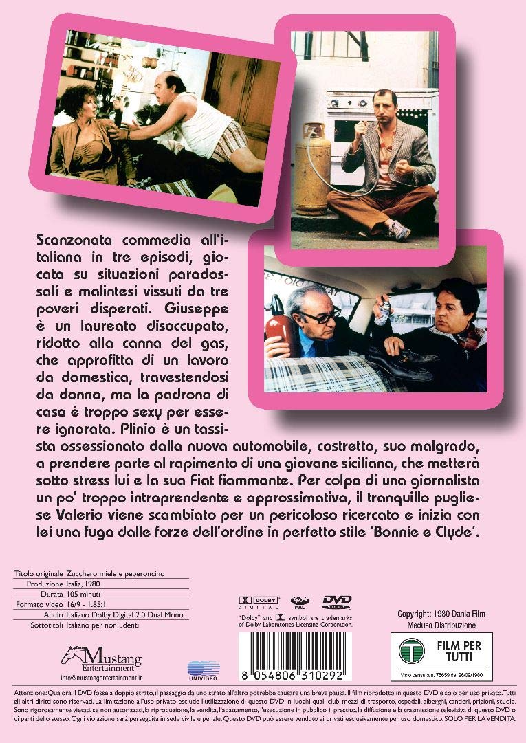 Dvd - Zucchero Miele E Peperoncino (1 DVD