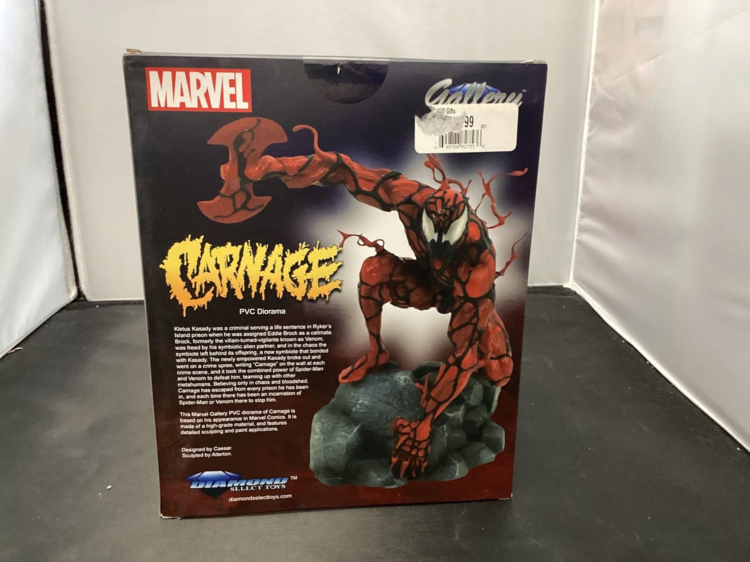 Marvel Diamond Select Toys Gallery Carnage Comic - PVC Figure
