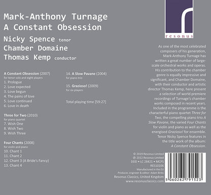 Mark-Anthony Turnage: A Constant Obsession