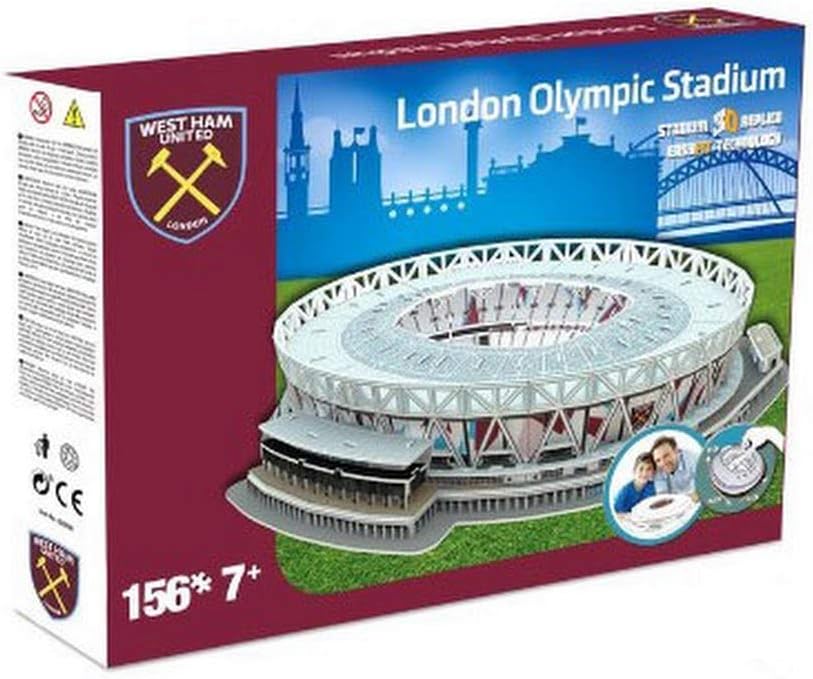 NANOSTAD West Ham United's London Stadium 3D Puzzle, multi coloured
