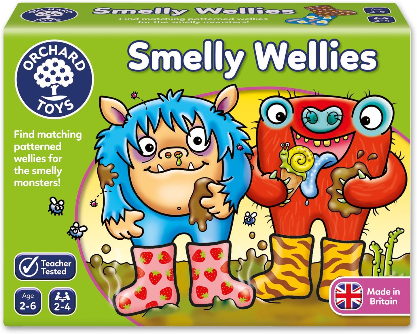 Orchard Toys Smelly Wellies Game & Toys Little Bus Lotto Mini Game