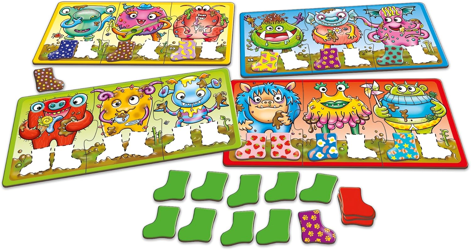 Orchard Toys Smelly Wellies Game & Toys Little Bus Lotto Mini Game