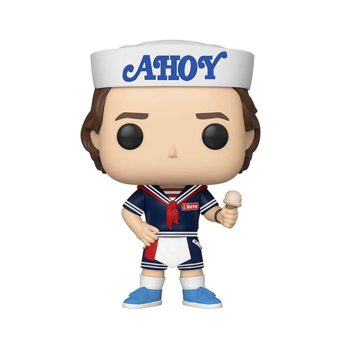 Funko POP! Vinyl: Television: Stranger Things: Steve Harrington With Hat and Ice Cream - Collectable Vinyl Figure - Gift Idea - Official Merchandise - Toys for Kids & Adults - TV Fans