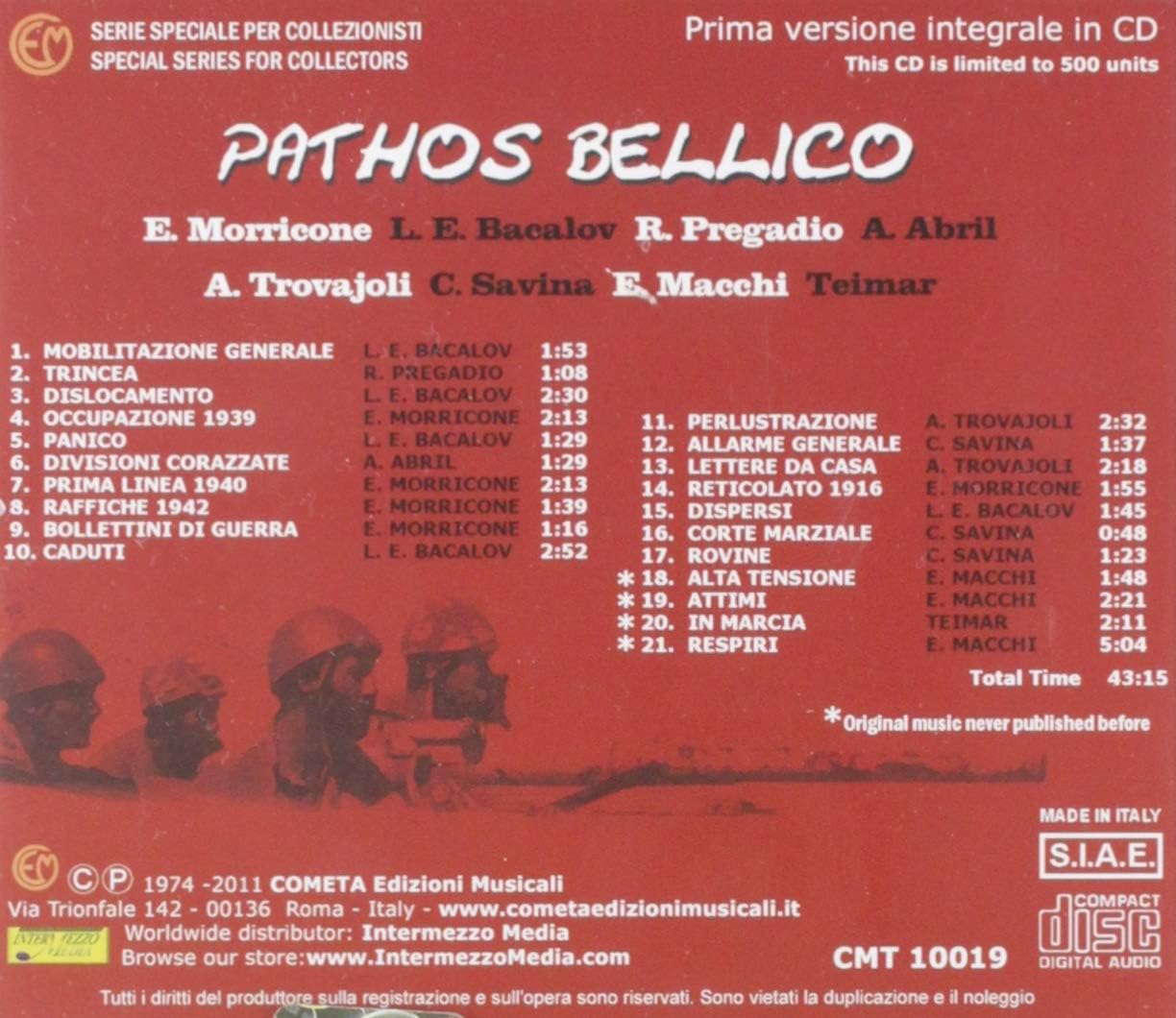 Pathos Bellico / Various