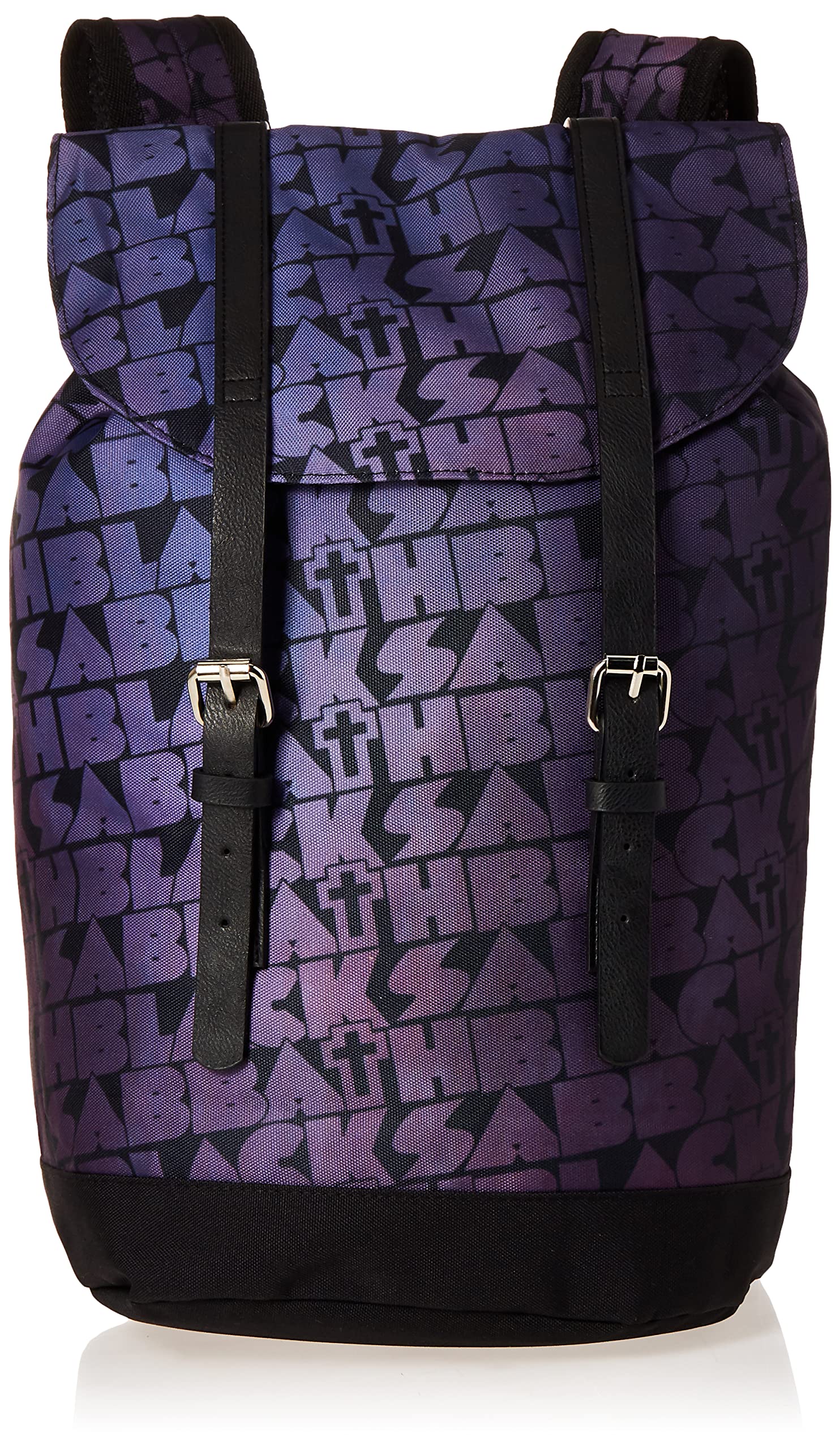 Black Sabbath - Backpack Heritage Bag Distressed Cross Band Logo Officiel Noir Size One Size, Mochila de moda unisexo, Black