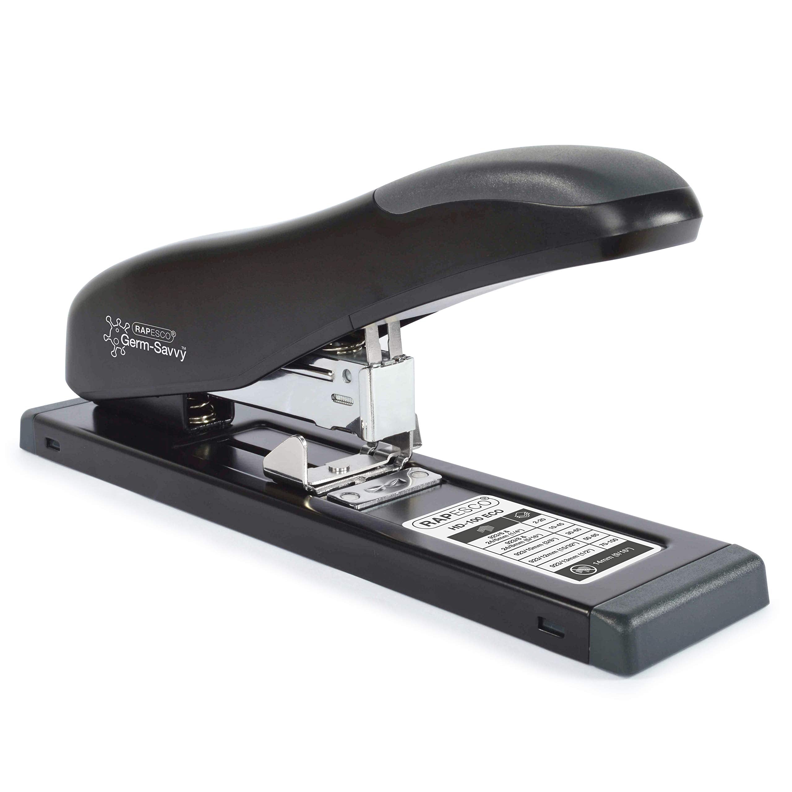 Rapesco 1276 ECO HD-100 Heavy Duty Stapler, 100 Sheet Capacity