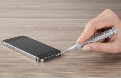 Hama 53052 | Portable Small Universal Precision Screwdriver Kit With Case , Silver Universal kit incl. Apple