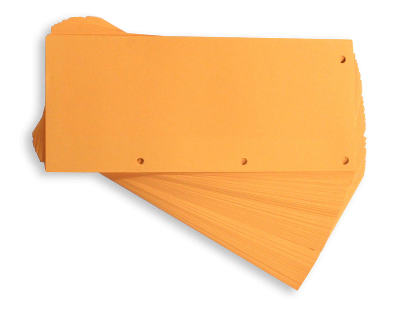 Elba Duo 400014013 Strips, 24 x 10.5 cm, 160 g/m² Card Pack of 60, Orange