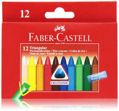 Faber-Castell Pack of 12 wax chalks