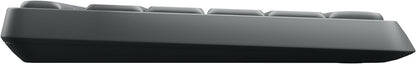 Logitech MK235 Wireless Keyboard and Mouse Combo for Windows, QWERTZ German Layout - Grey