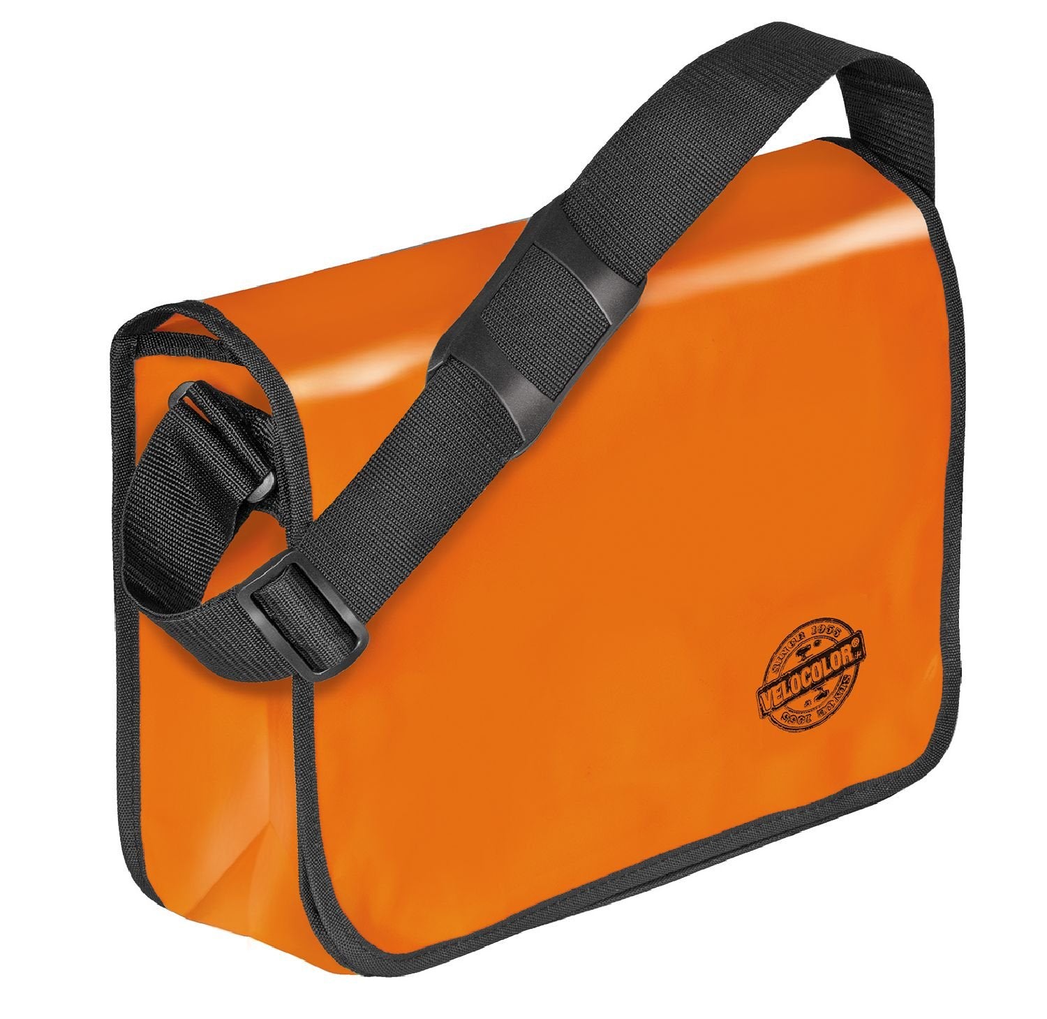 Veloflex Velocolor Truck Tarpaulin Shoulder Bag with Mobile Phone Pocket, 2 Pen Pockets and Slip Pocket Orange
