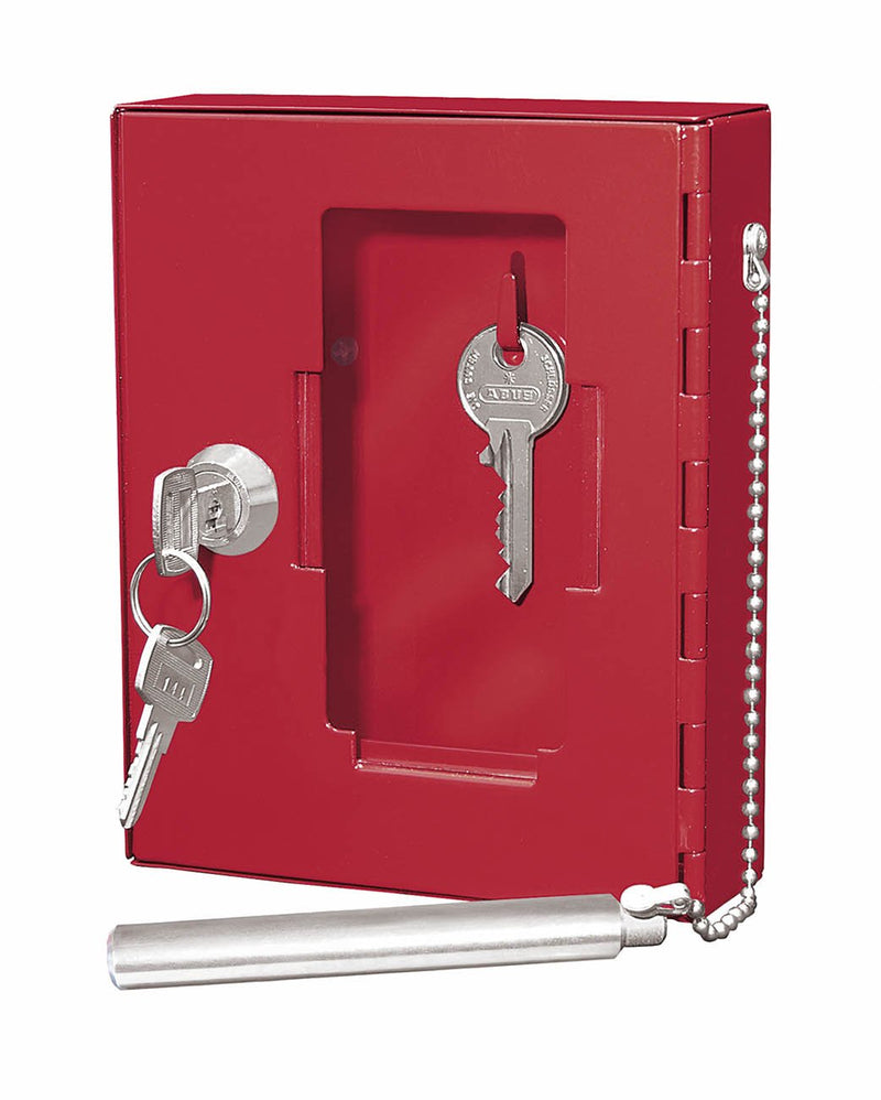 Wedo Emergency Key Box, Steel, Red, 15 x 12 x 4 cms