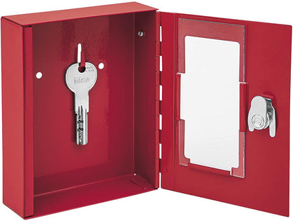 Wedo Emergency Key Box, Steel, Red, 15 x 12 x 4 cms
