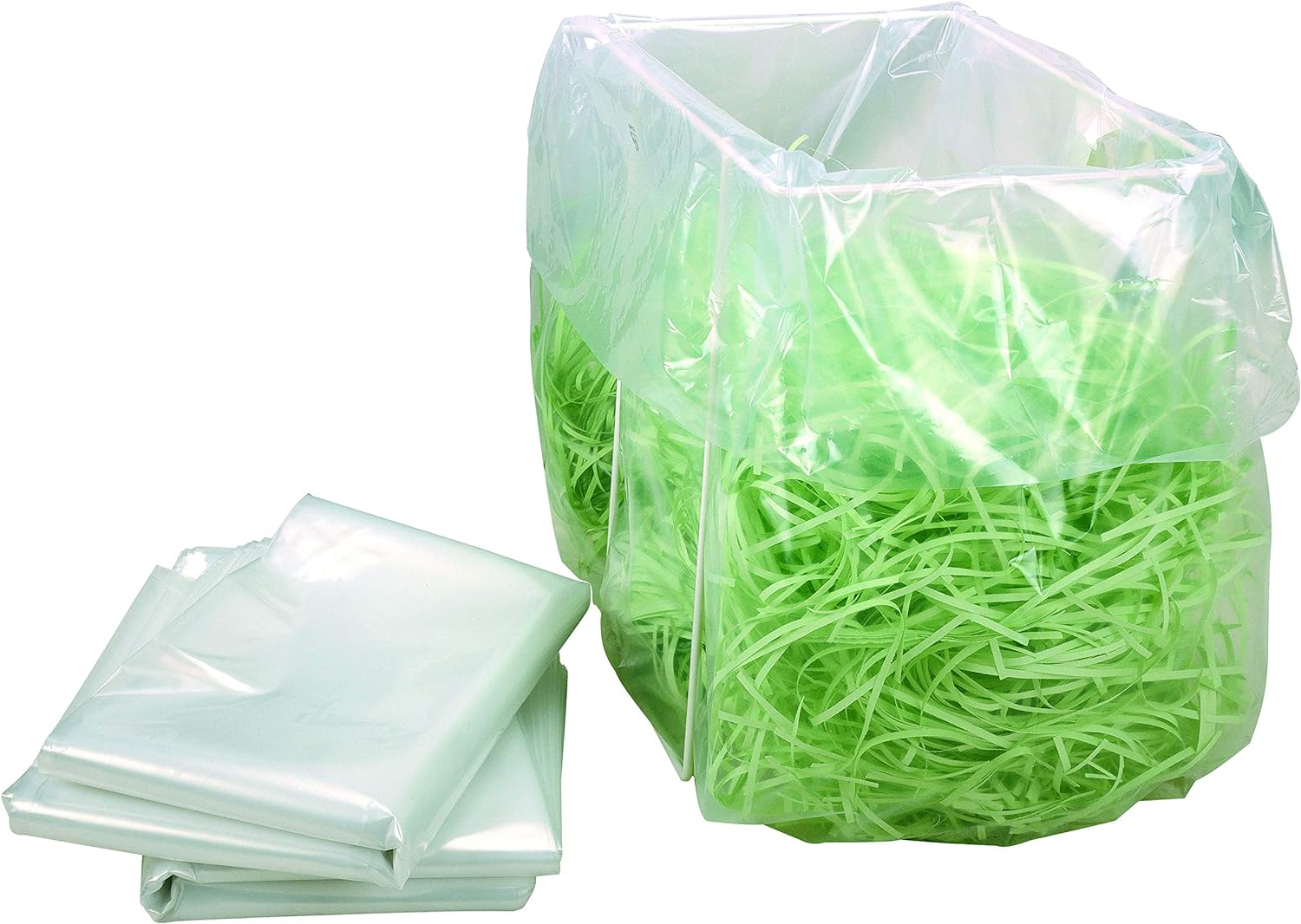 HSM 1442995110 525 x 425 x 1100 mm Plastic Bag for Pure 630/730/740/830 - Transparent (Pack of 10