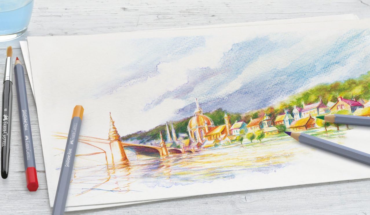 Goldfaber Aqua Watercolour Pencil in Metal Tin (Pack of 24