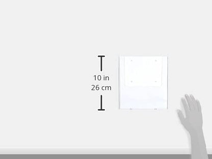 '"The Help Wall HELIT H2350202 Wall-Mounted Brochure Holder 1 x A4 Portrait Clear