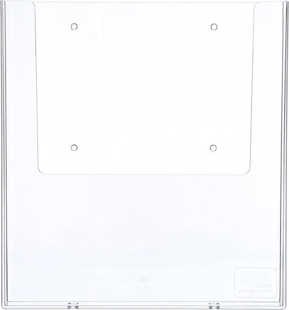 '"The Help Wall HELIT H2350202 Wall-Mounted Brochure Holder 1 x A4 Portrait Clear