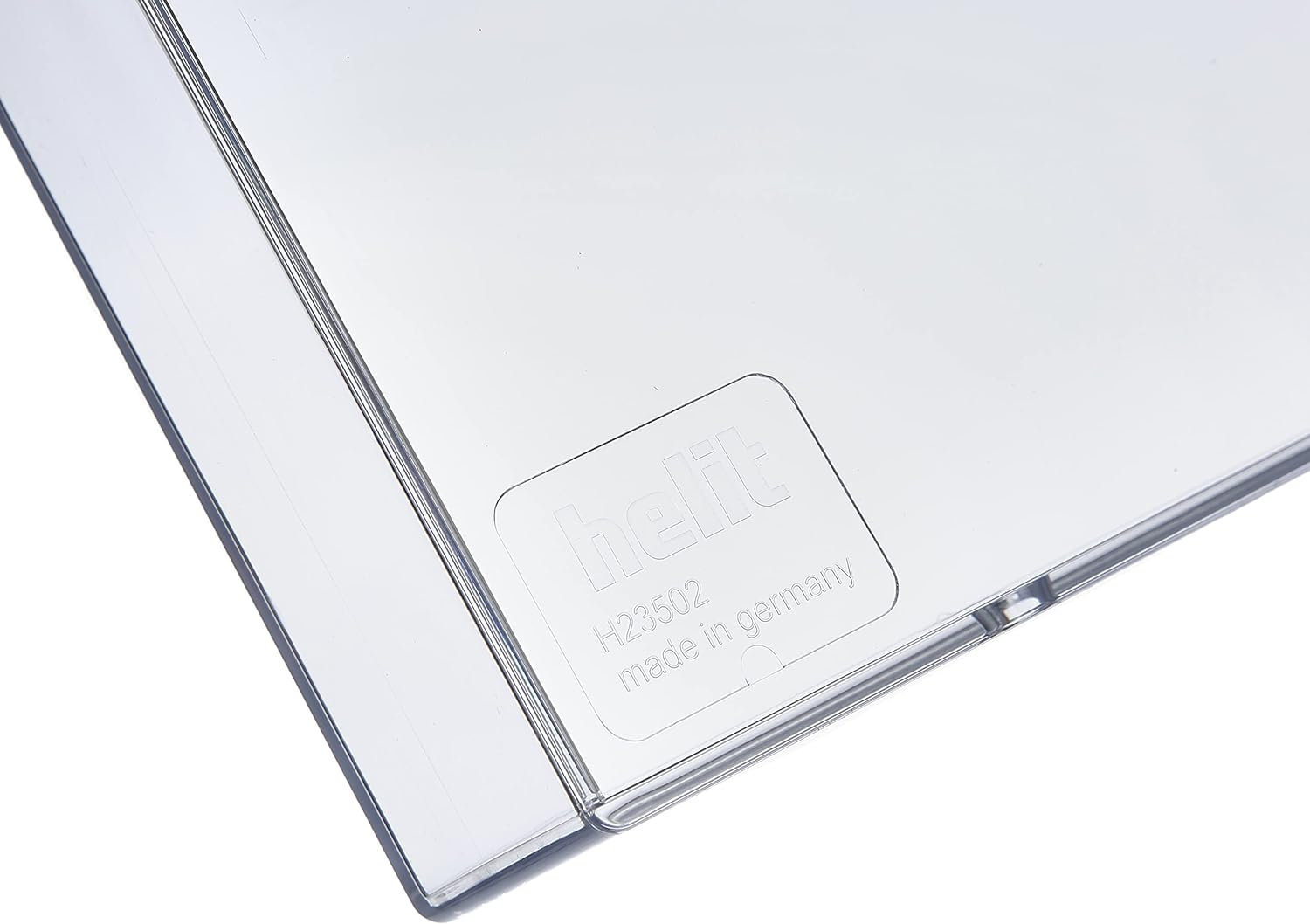'"The Help Wall HELIT H2350202 Wall-Mounted Brochure Holder 1 x A4 Portrait Clear
