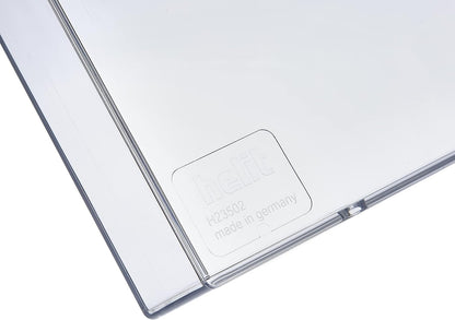 '"The Help Wall HELIT H2350202 Wall-Mounted Brochure Holder 1 x A4 Portrait Clear
