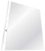 Durable A4 Crystal Clear Punched Plastic Wallets - German Made Poly Pocket Stationery Sleeves - Strong Top Opening Heavy Duty Folders - 100 Pack