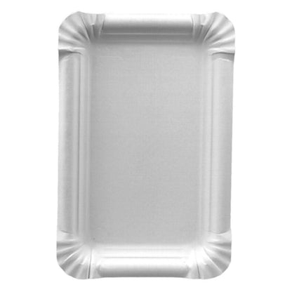 PAPSTAR Pure 11062 250 Cardboard Tray 13 x 20 cm Rectangular White
