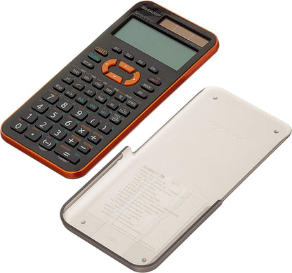 Sharp EL-W531 XG-YR Scientific Calculator WriteView Display Metallic Orange 335 Functions TWIN-Power for Grammar/Secondary School